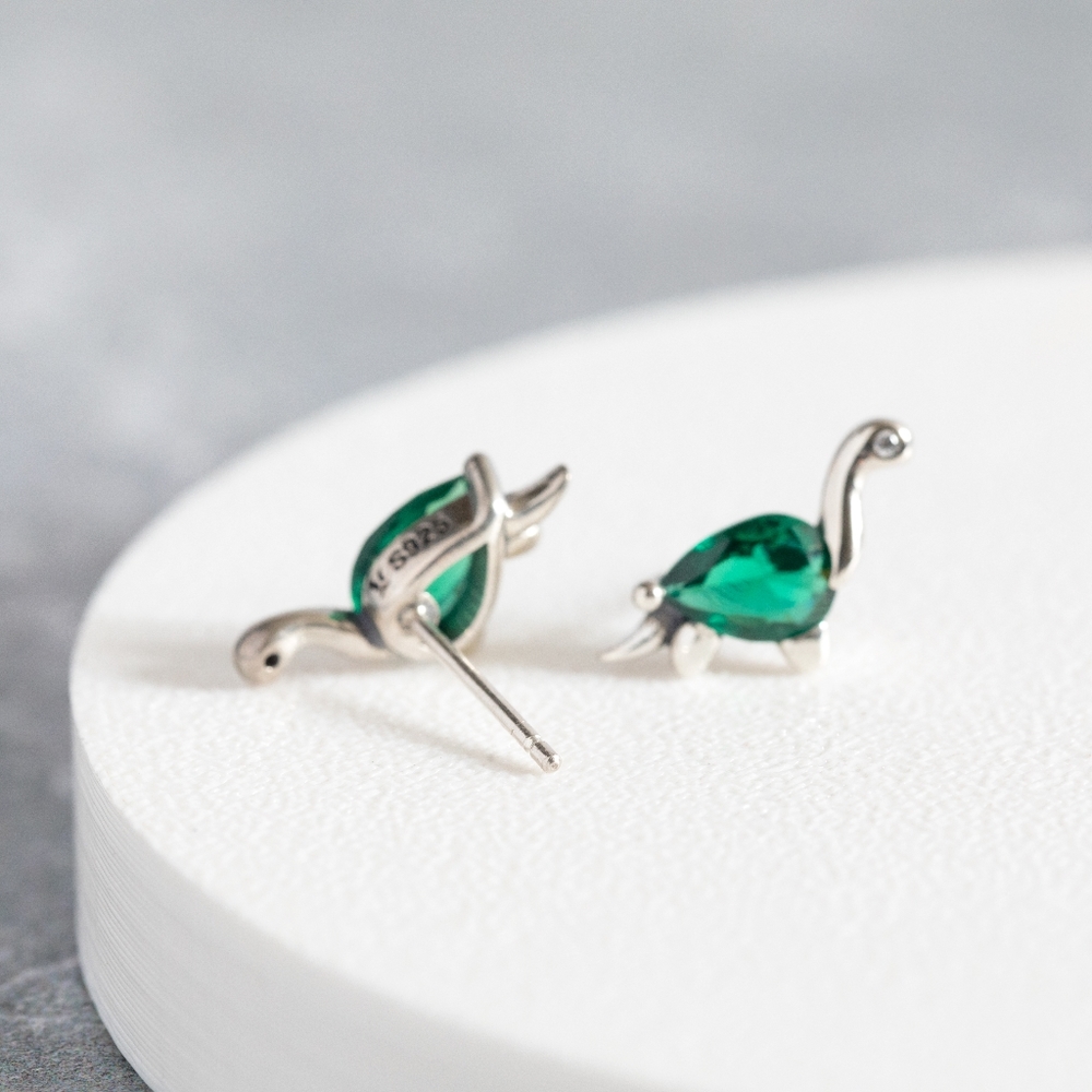 Dainty Dinosaur Studs (S925) - Picture 2 of 7
